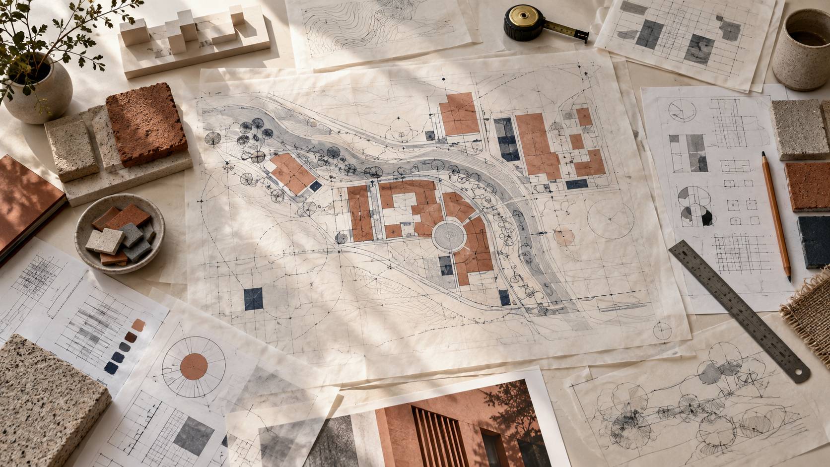 Illustration éditoriale du sujet : Plan local d'urbanisme : lire le règlement avant de dessiner