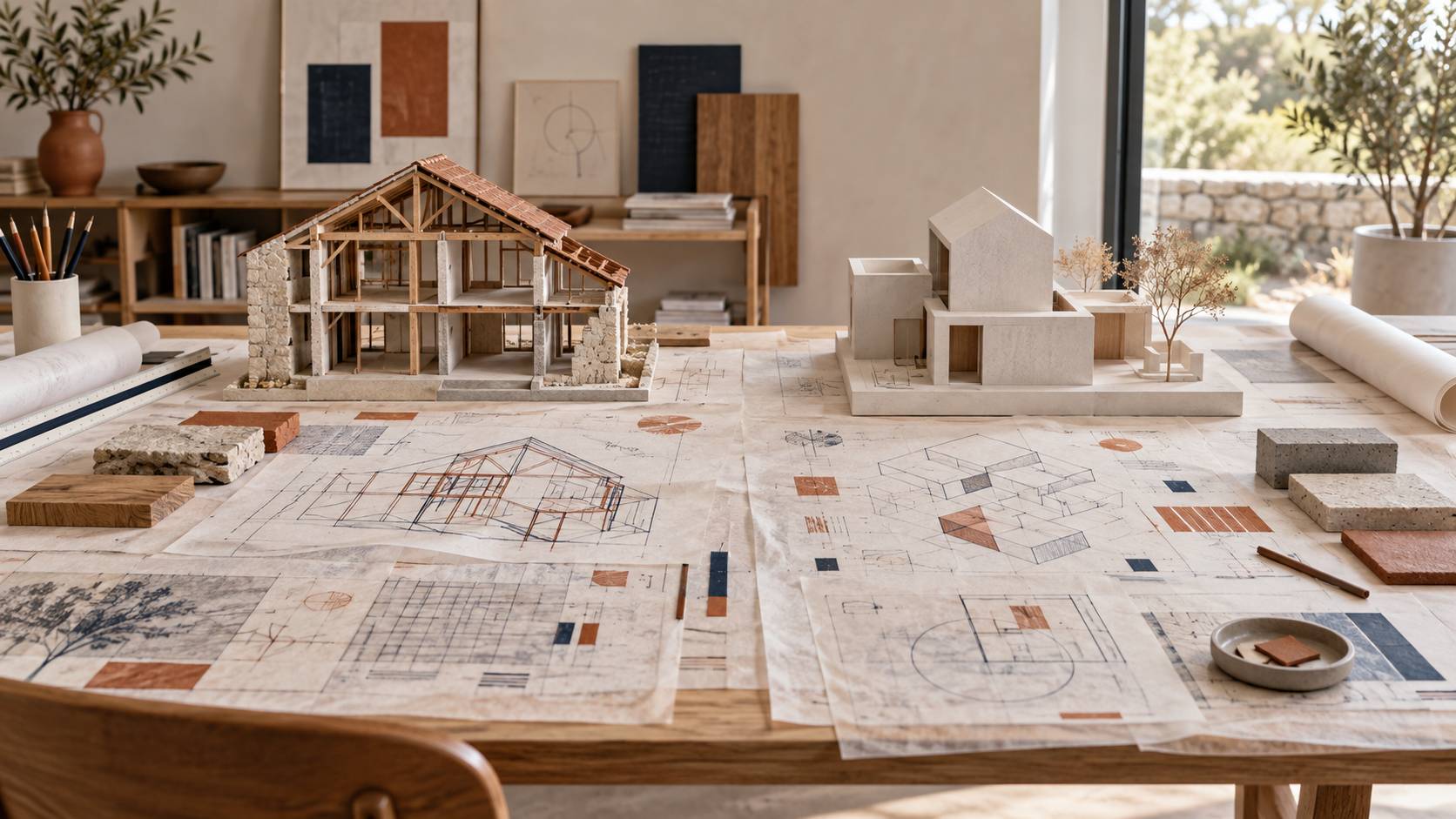 Illustration éditoriale du sujet : Réhabilitation ou démolition-reconstruction : comment trancher