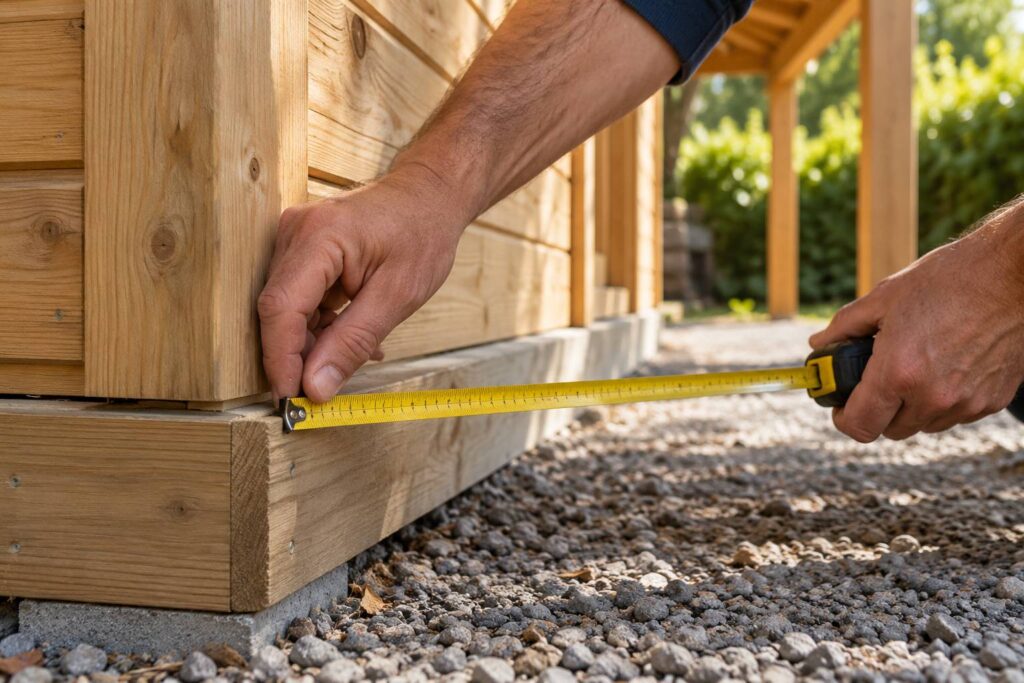 Illustration de détail sur le sujet : Abri de jardin et carport : à partir de quand ils comptent